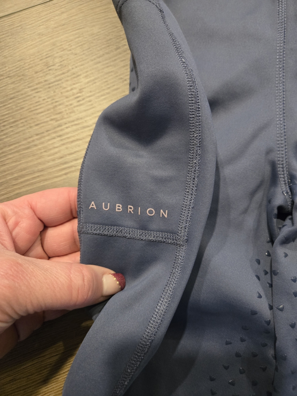 Kids’s Stretch Riding Tights - Slate Blue - Picture 3 of 6